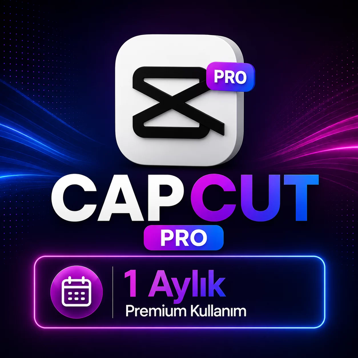 Capcut Pro dijital lisans görseli