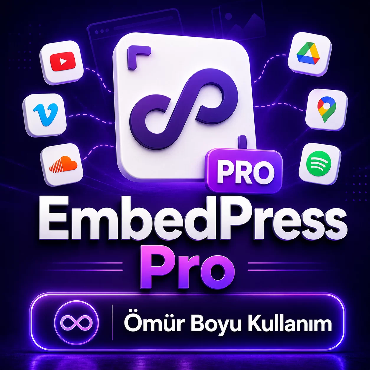 EmbedPress Pro dijital lisans görseli