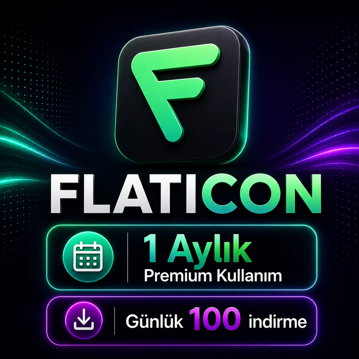 Flaticon dijital lisans görseli