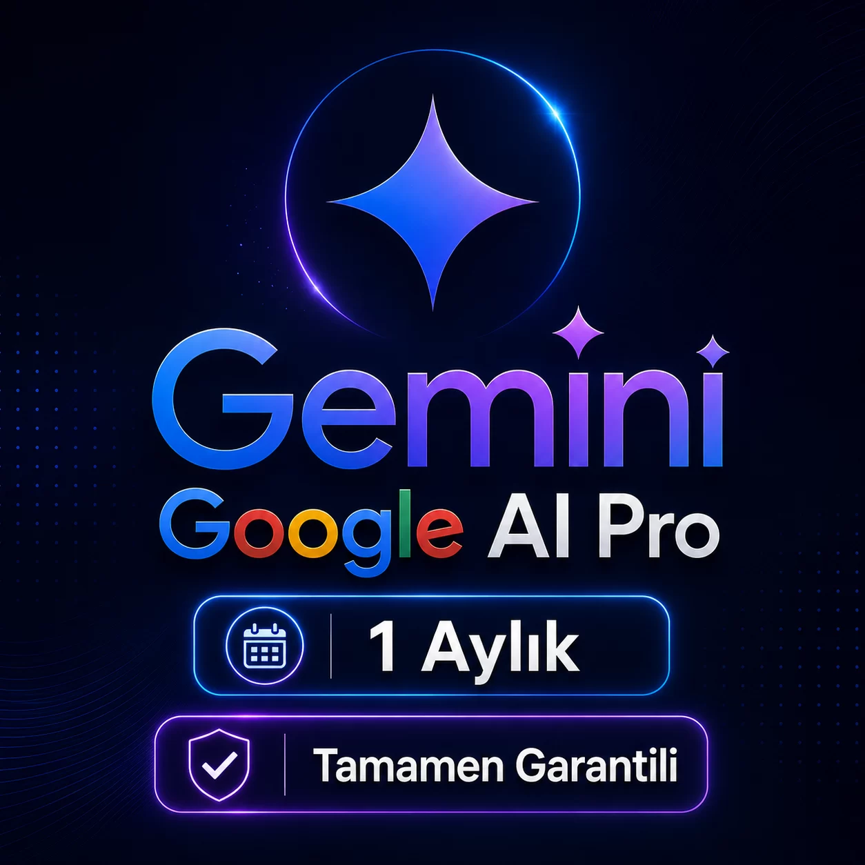 Google Gemini AI Pro dijital lisans görseli