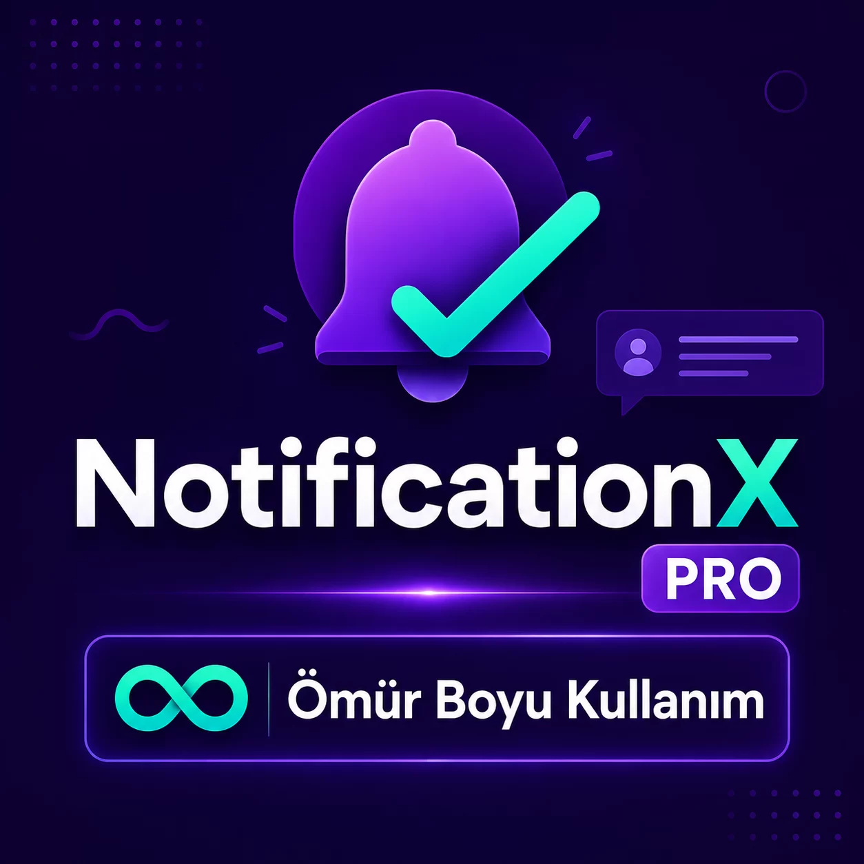 NotificationX Pro dijital lisans görseli
