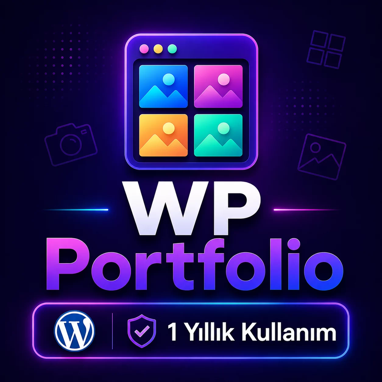 WP Portfolio dijital lisans görseli