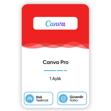 Canva Pro – 1 Aylık