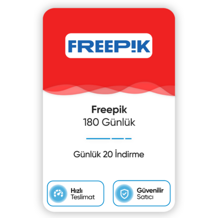 Freepik – 180 Günlük