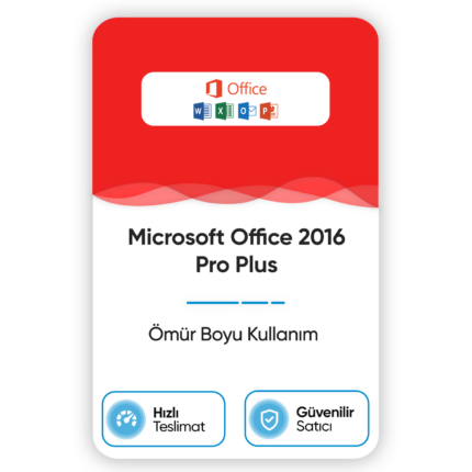 Office 2016 Professional Plus Dijital Lisans Anahtarı