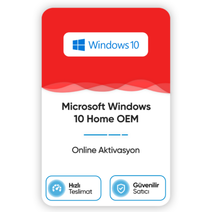 Windows 10 Home Online Aktivasyon WPDEN YAZIN LÜTFEN